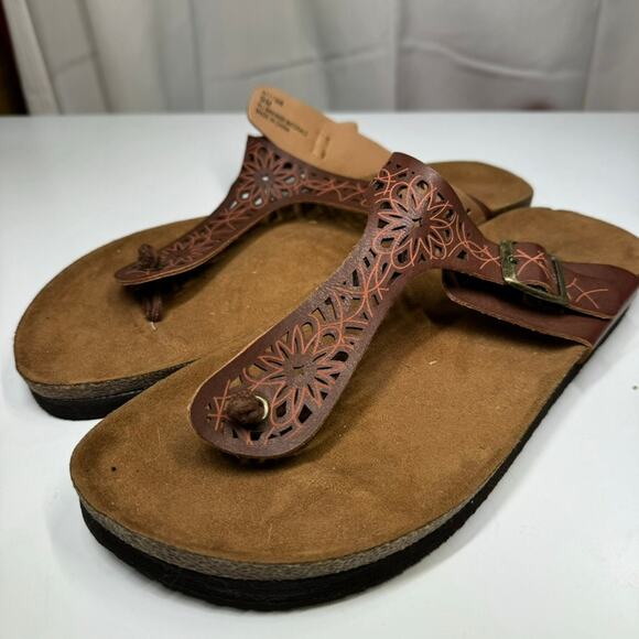 Natural Reflections Thong Sandals Women's Size 9 N71136B - Picture 4 of 7